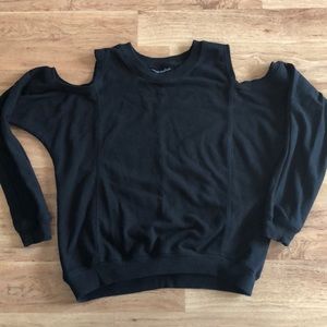 Cold shoulder sweatshirt
